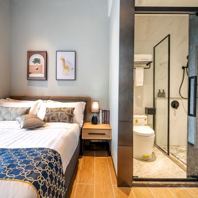 簡約現代大床房-配洗衣機 夢公園飯店（南山科技園南頭古城地鐵站店）優惠