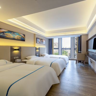 USH·家庭三床房【家庭歡聚+城市美景+解壓床墊】 奧尚酒店公寓（佛山均安樂滙城店）優惠