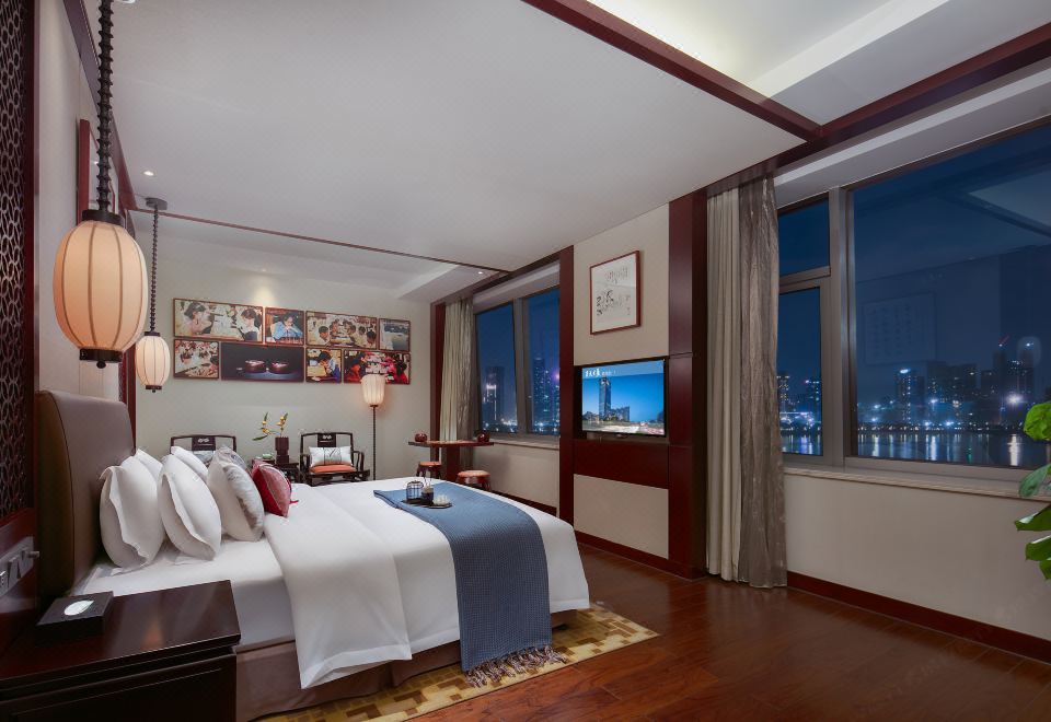 江景棋文化主题大床房