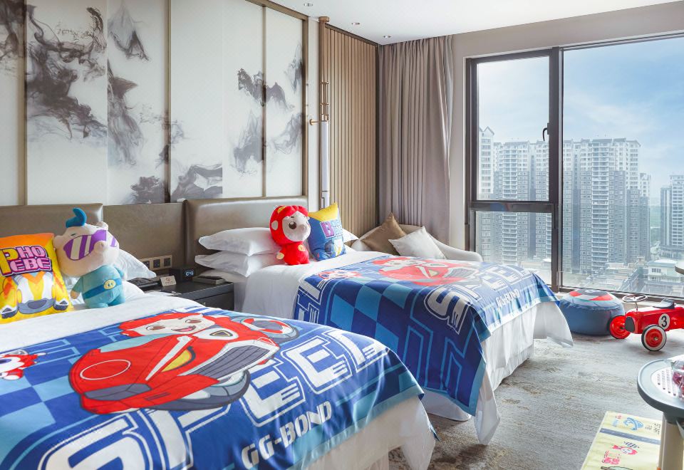 酷芽豬豬俠雙床房