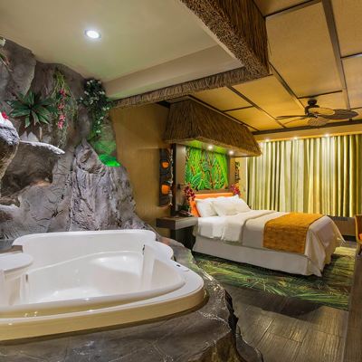 Luxury Modern Polynesian Theme Room