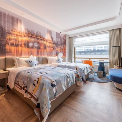 高級親子雙床房 天府空港悅享飯店（天府機場店）優惠