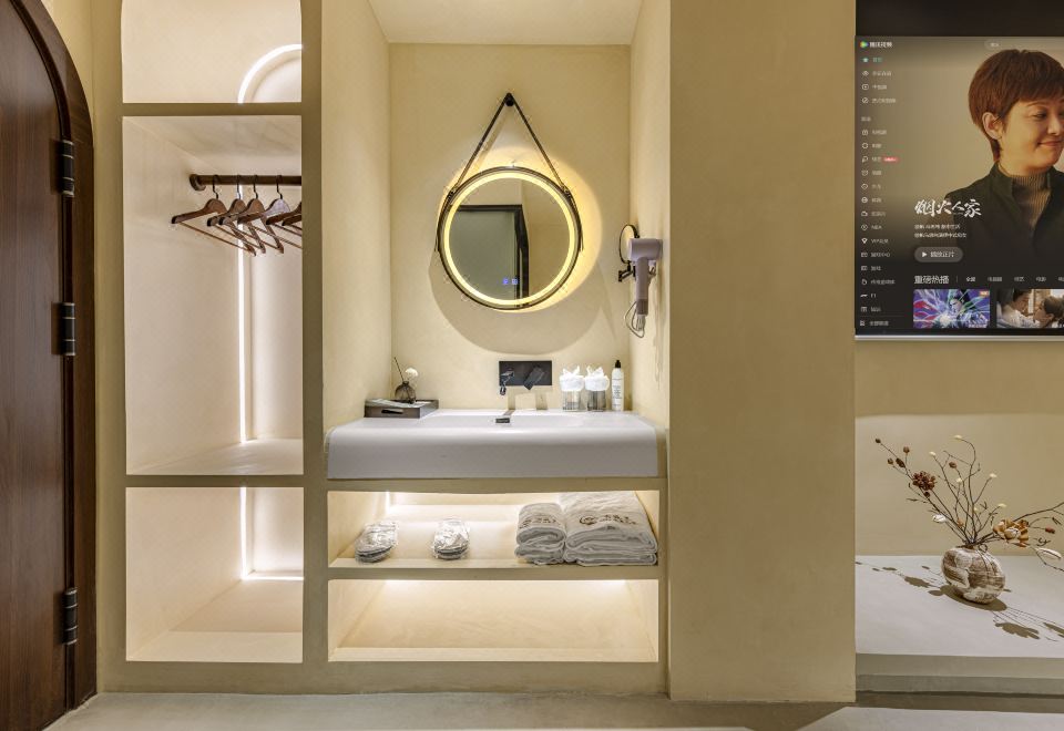 『烟浔』 巨幕影院双床房