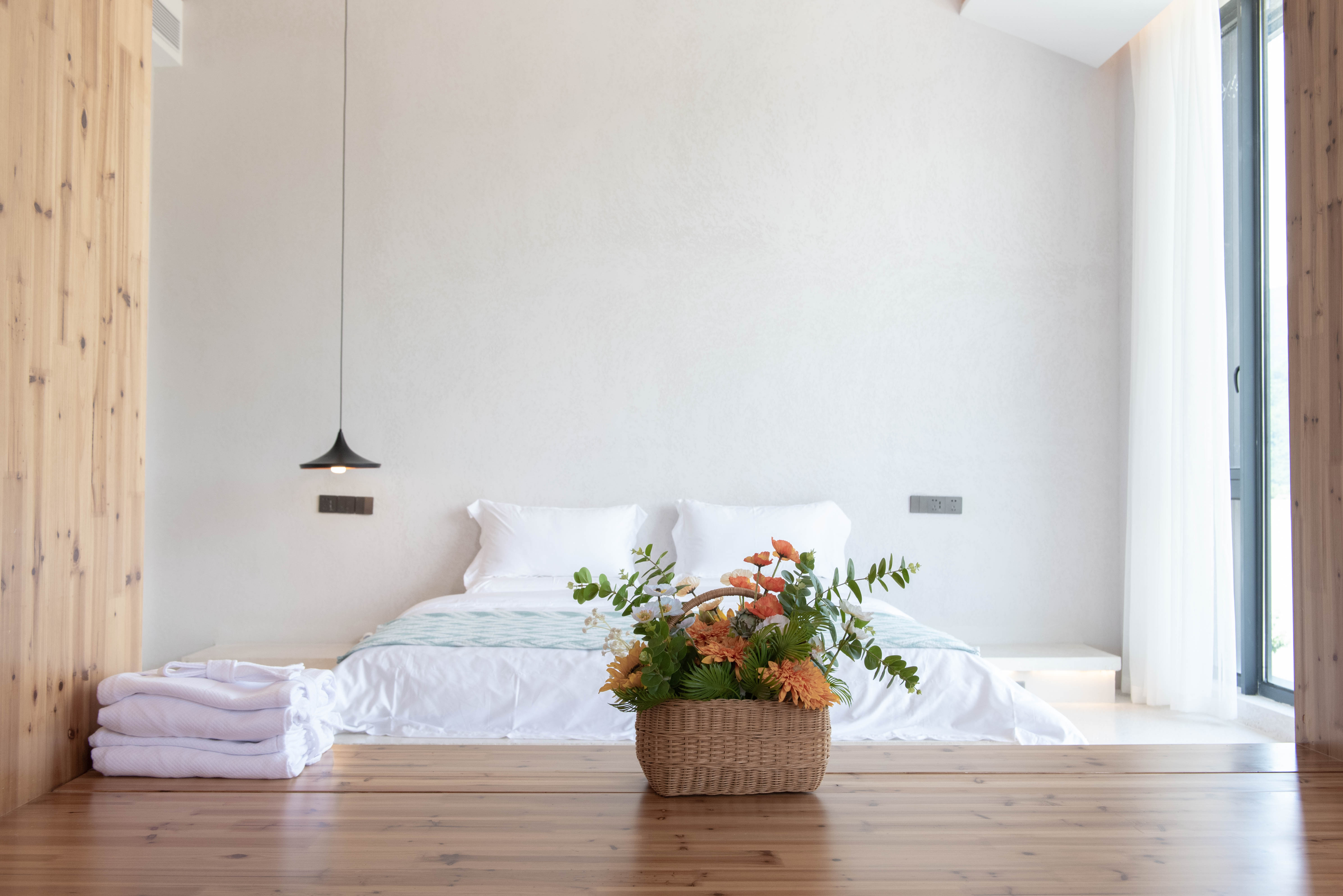 夜樱江景大床房