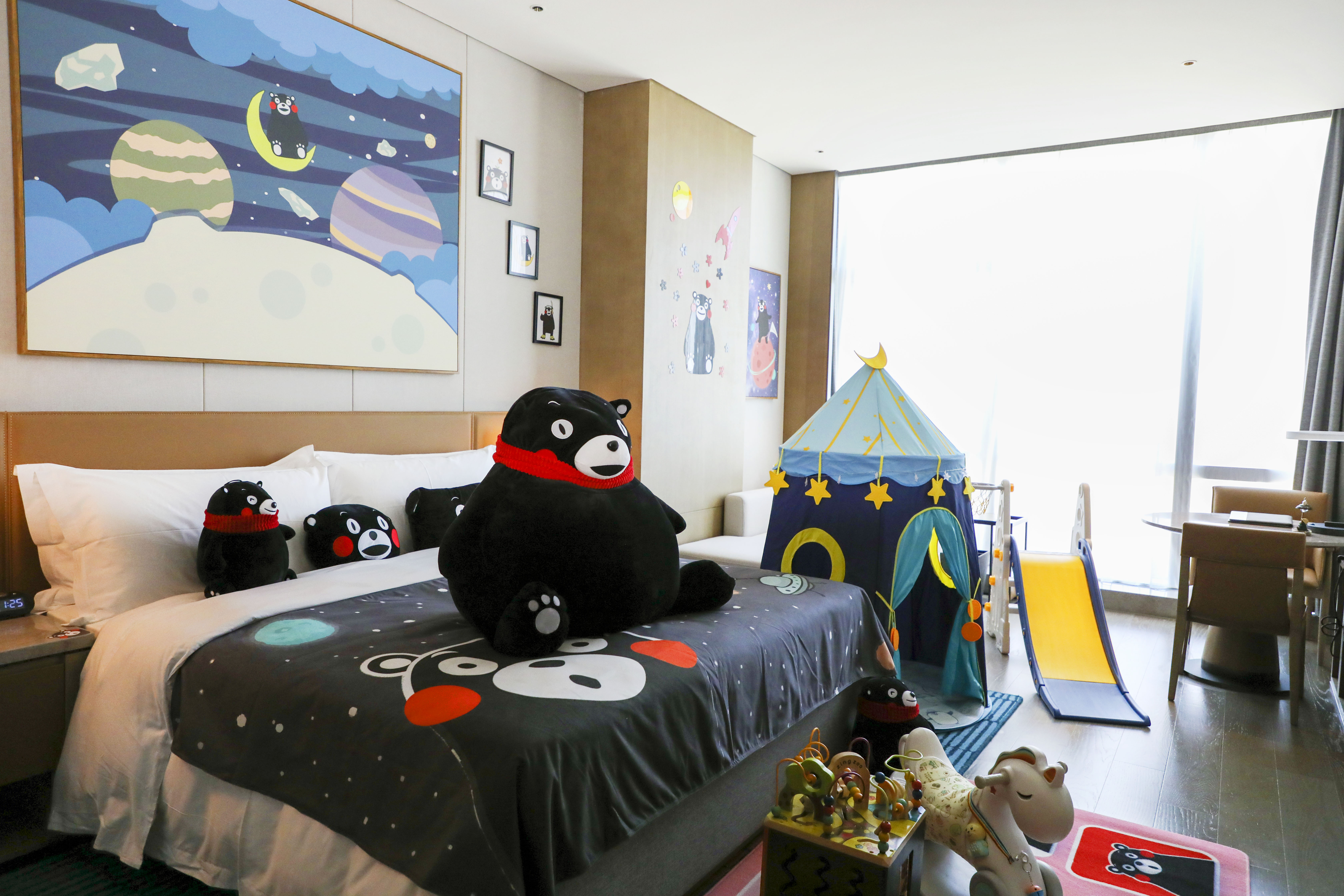 熊本熊亲子主题海景大床房