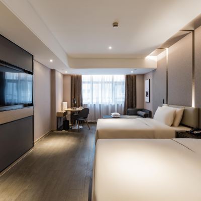 幾木雙床房（小冰箱+電視投屏+深睡枕2個） 蘇州觀前街亞朵飯店優惠