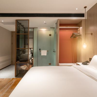 一張床L-影音（智能客控+巨幕投影+空氣凈化器） ZMAX滿兮飯店（廣州珠江新城五羊邨地鐵站店）優惠