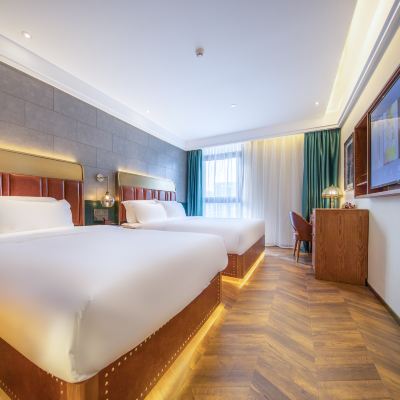 啡凡親子房（投屏+小冰箱） 喆·啡飯店（青島新都心凱德廣場店）優惠