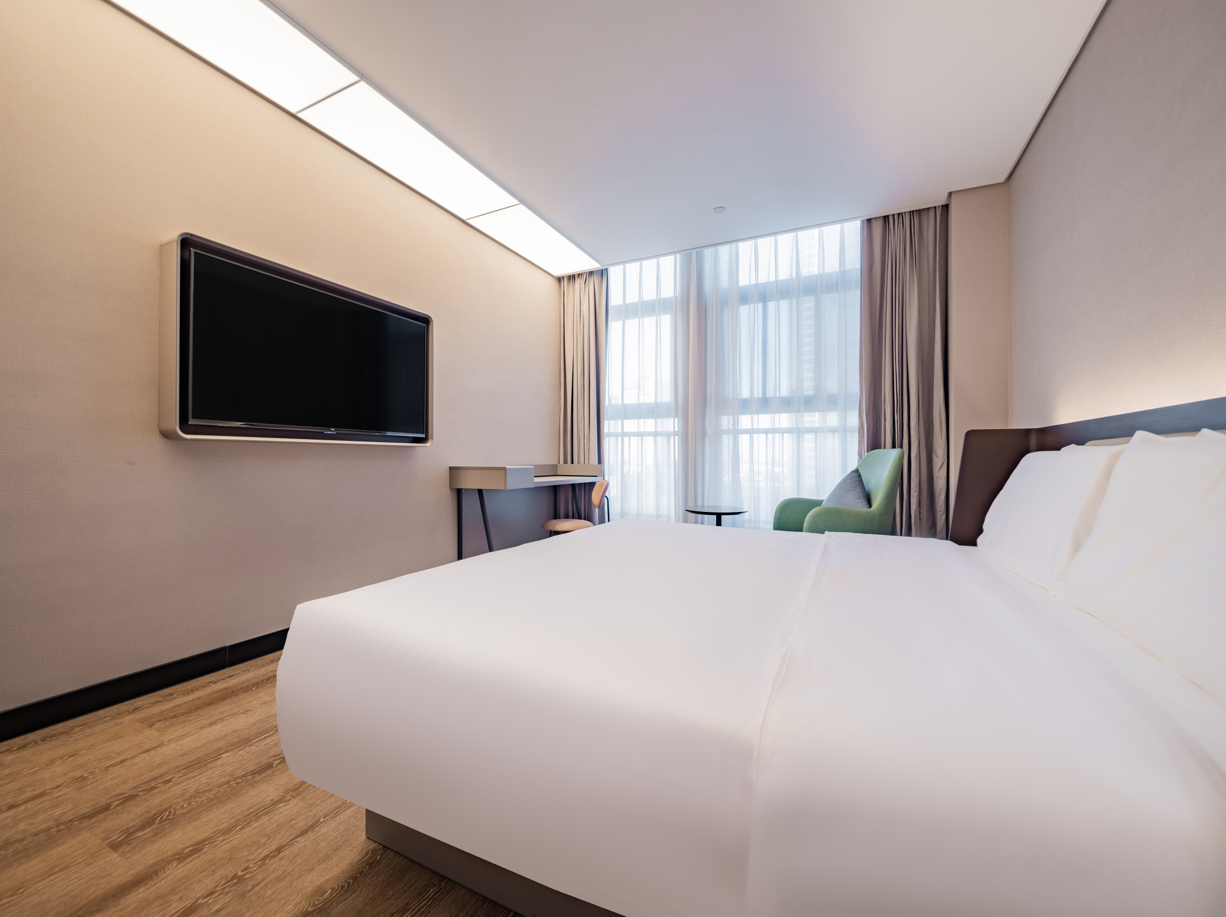 商务大床房【55寸投屏电视+语音客控+独立空调】