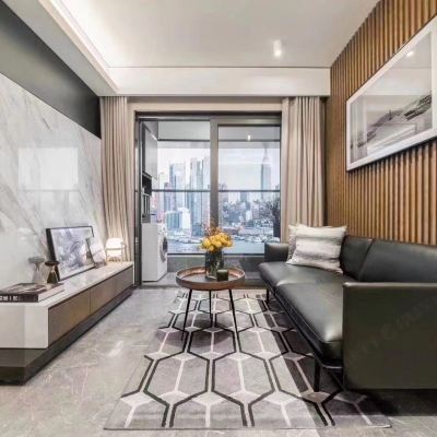 Skyline-雲頂兩居室套房（高空夜景-廚房-陽台洗衣機） 雲頂行政公寓（蛇口深圳灣口岸店）優惠