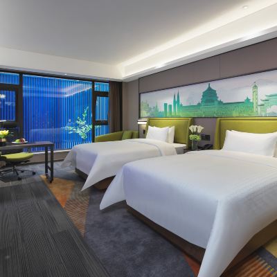 舒適雙床房 重慶觀音橋希爾頓歡朋飯店優惠