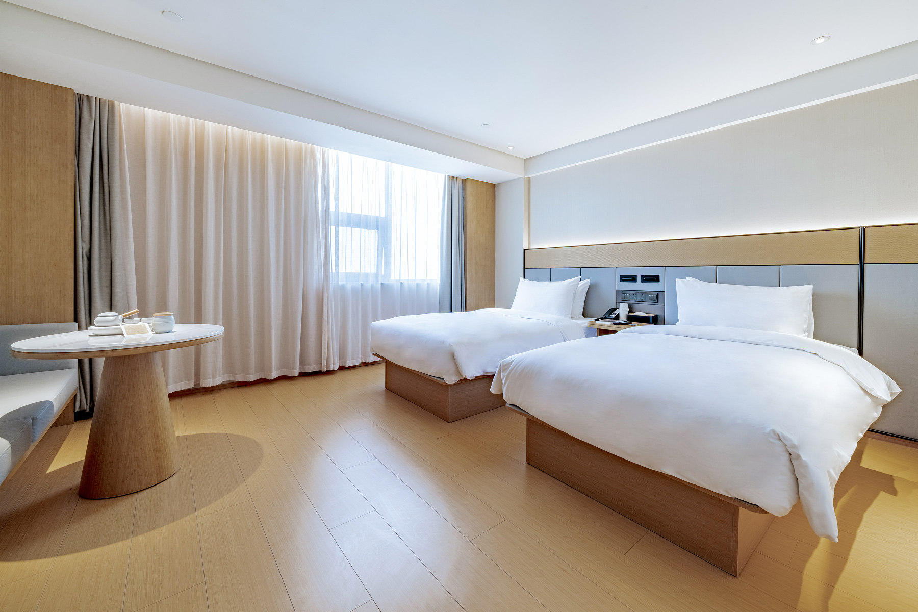 双床房（可投屏65寸电视+冰箱+金可儿床垫）