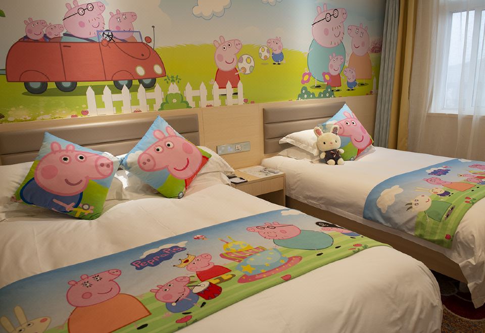 Huangshan BaiYun HotelCartoon Superior Family Friendly Room (2 beds) (Area b)