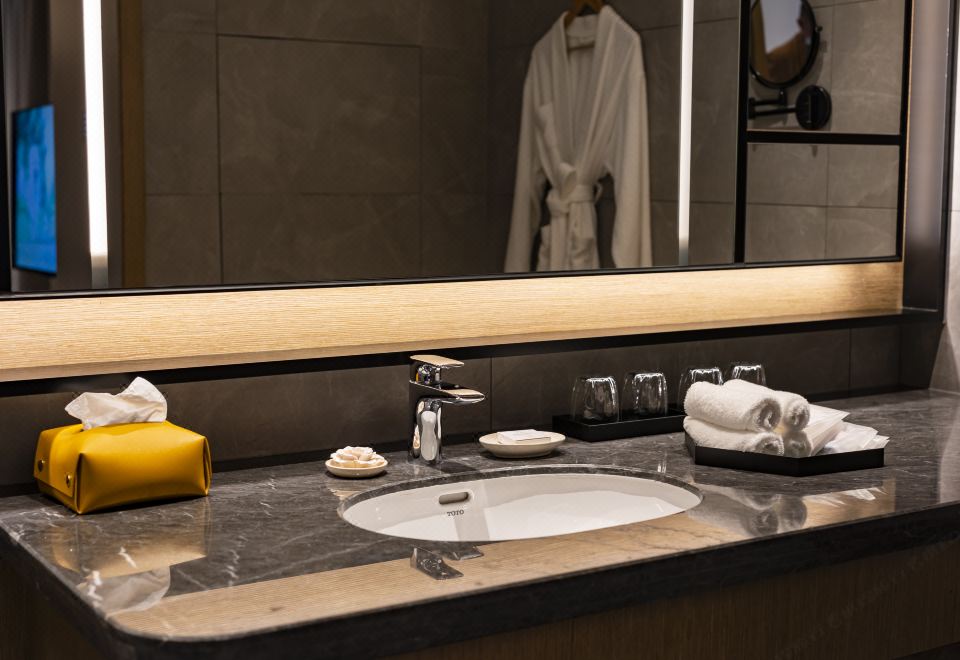 景观阳台双床房