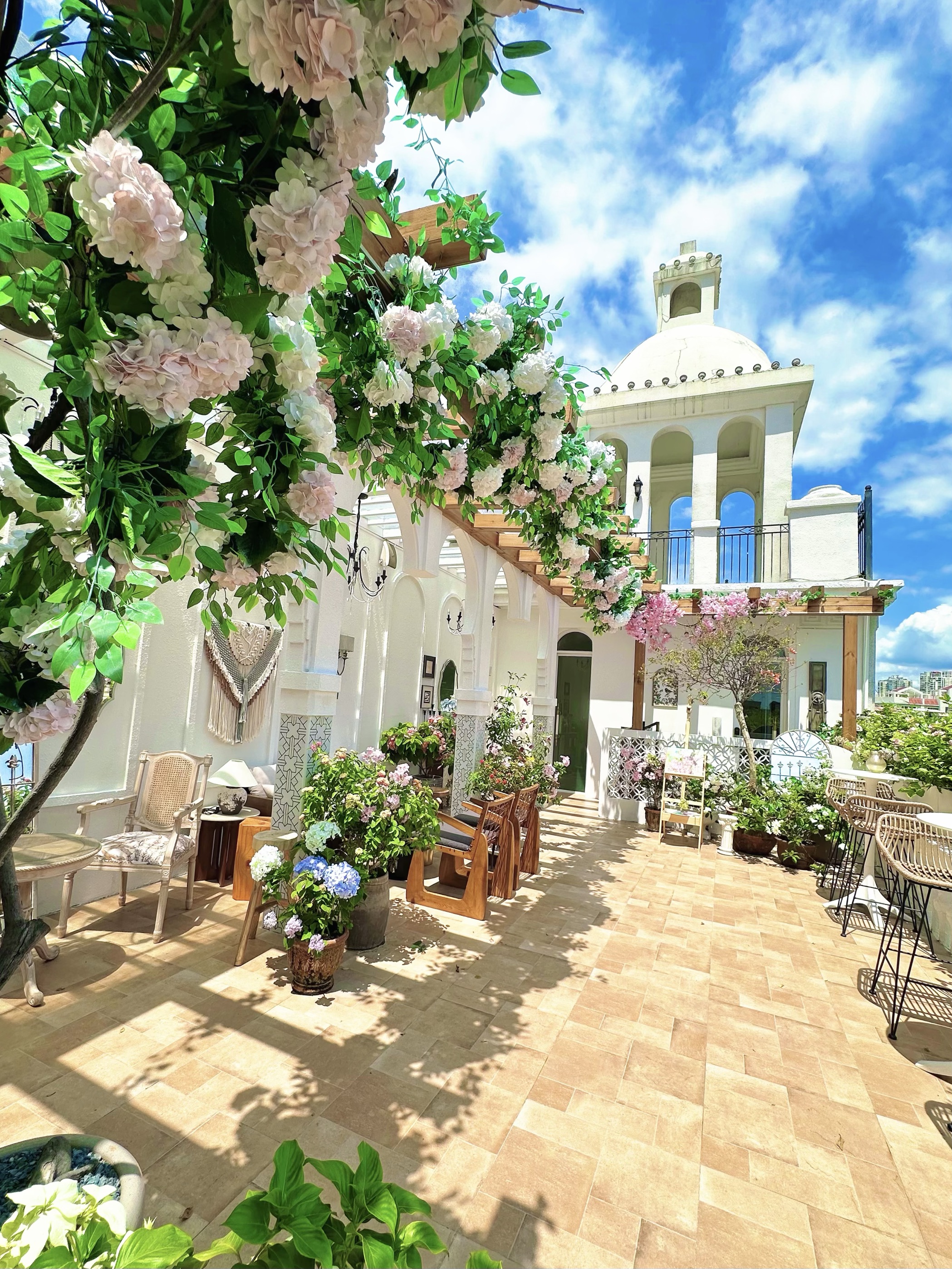 莫奈·南法古堡花园大床房（投影仪+浴缸+360度骑楼景