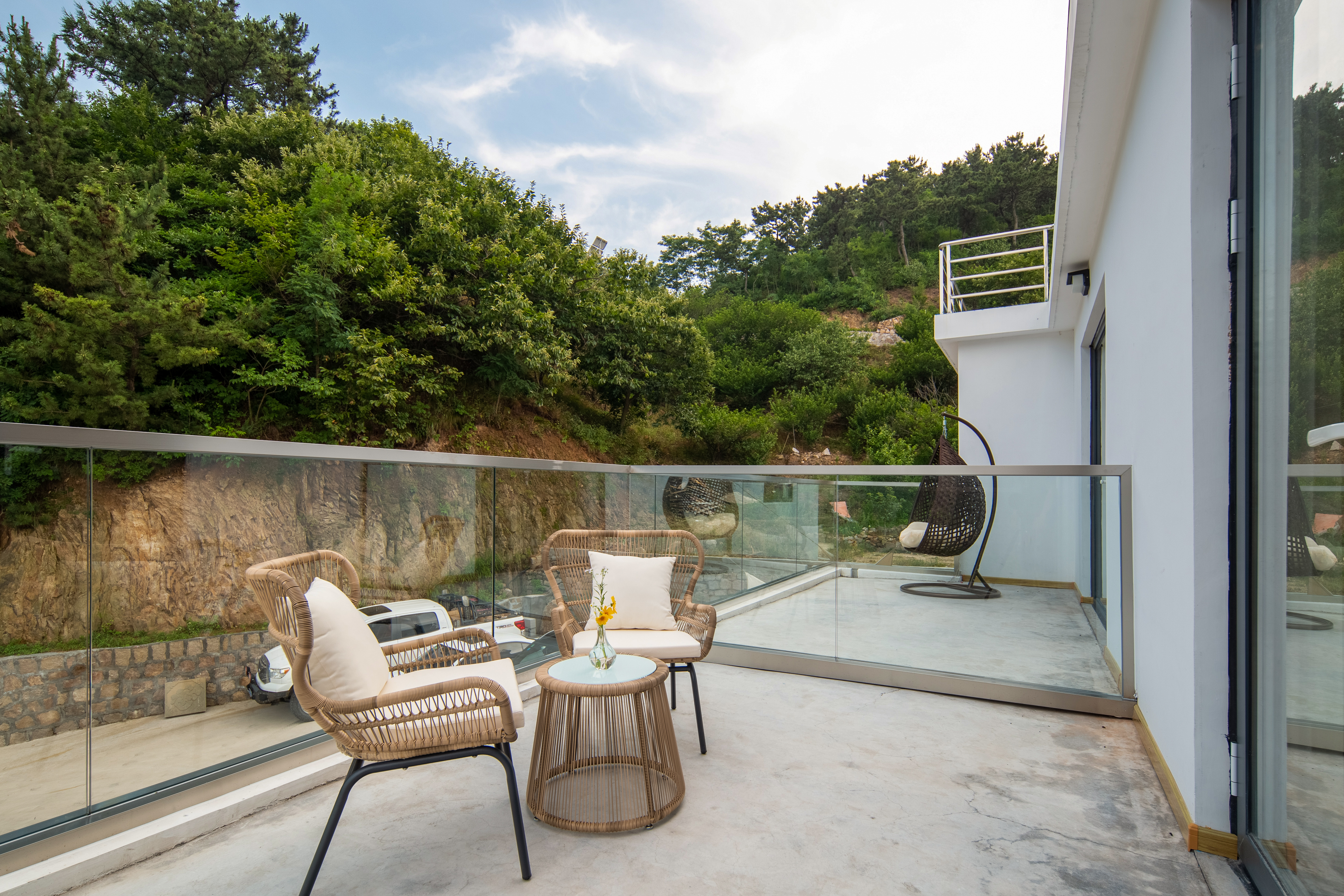 赤日·露台大床房·山景