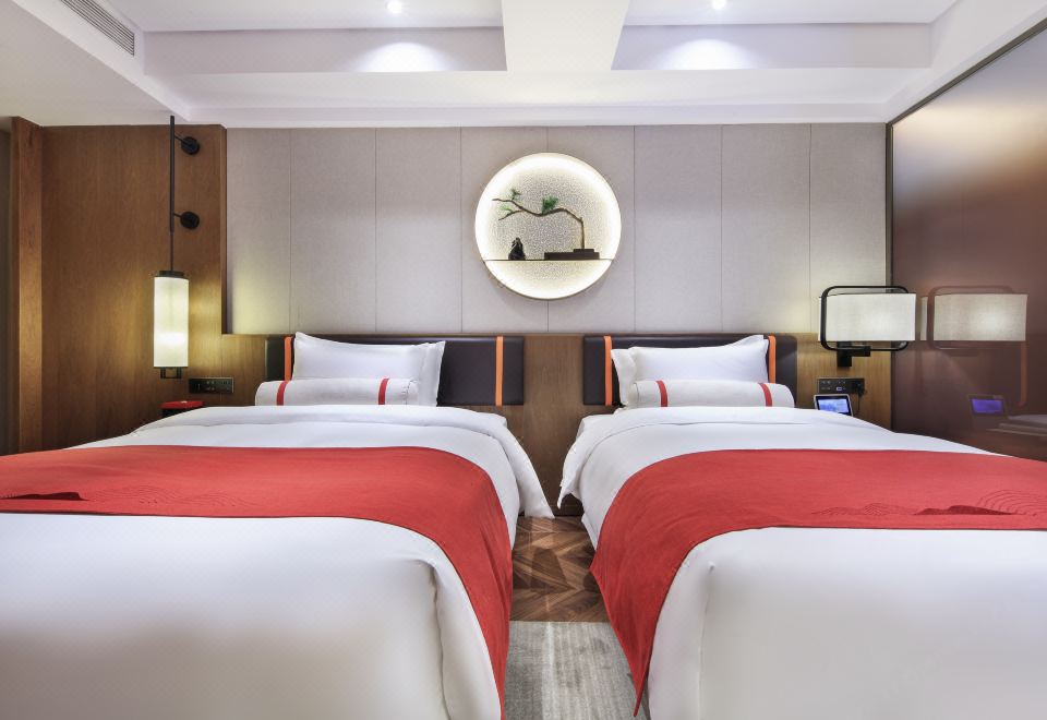 逸雅景致家庭双床房（智能客控+零压助眠+乾湿分离）