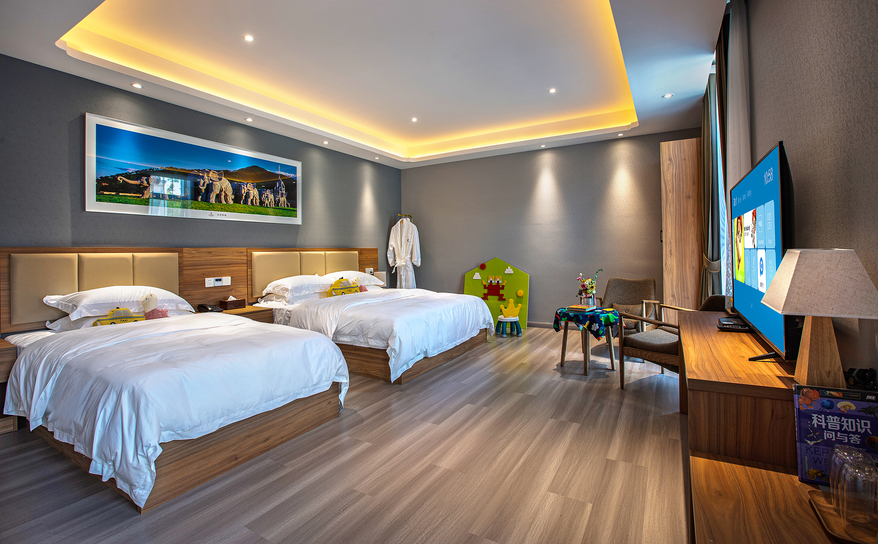 园林景观家庭房