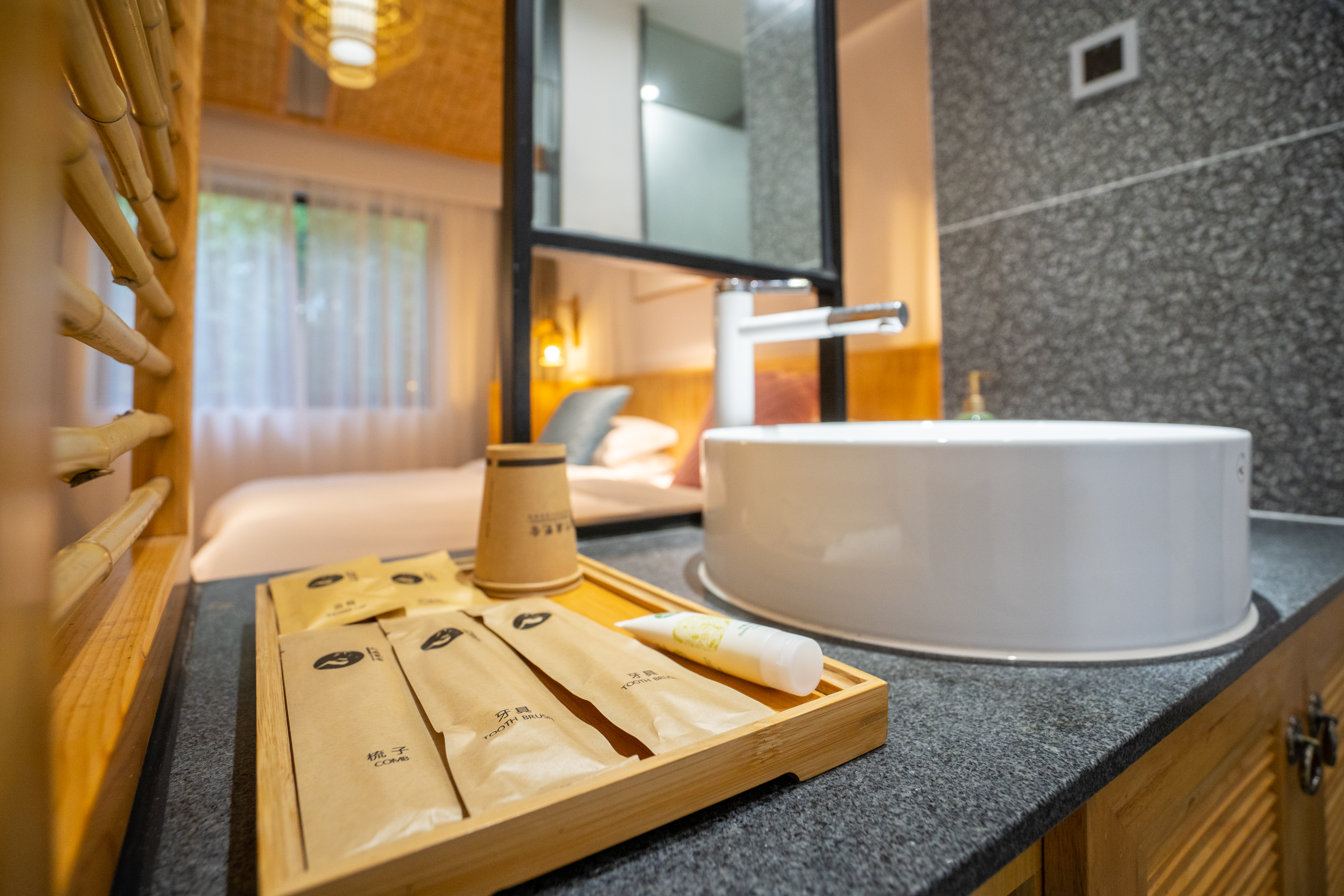 竹景双床房（竹景环绕+温馨床品）