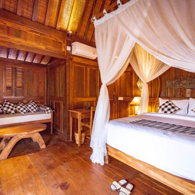 Wooden Suite with Rice Field and Pool View Puri Landu Ubud Villa Bali Promo Code