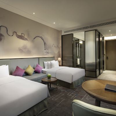 雪凌豪華城景雙床房 廣州融創堇山酒店優惠