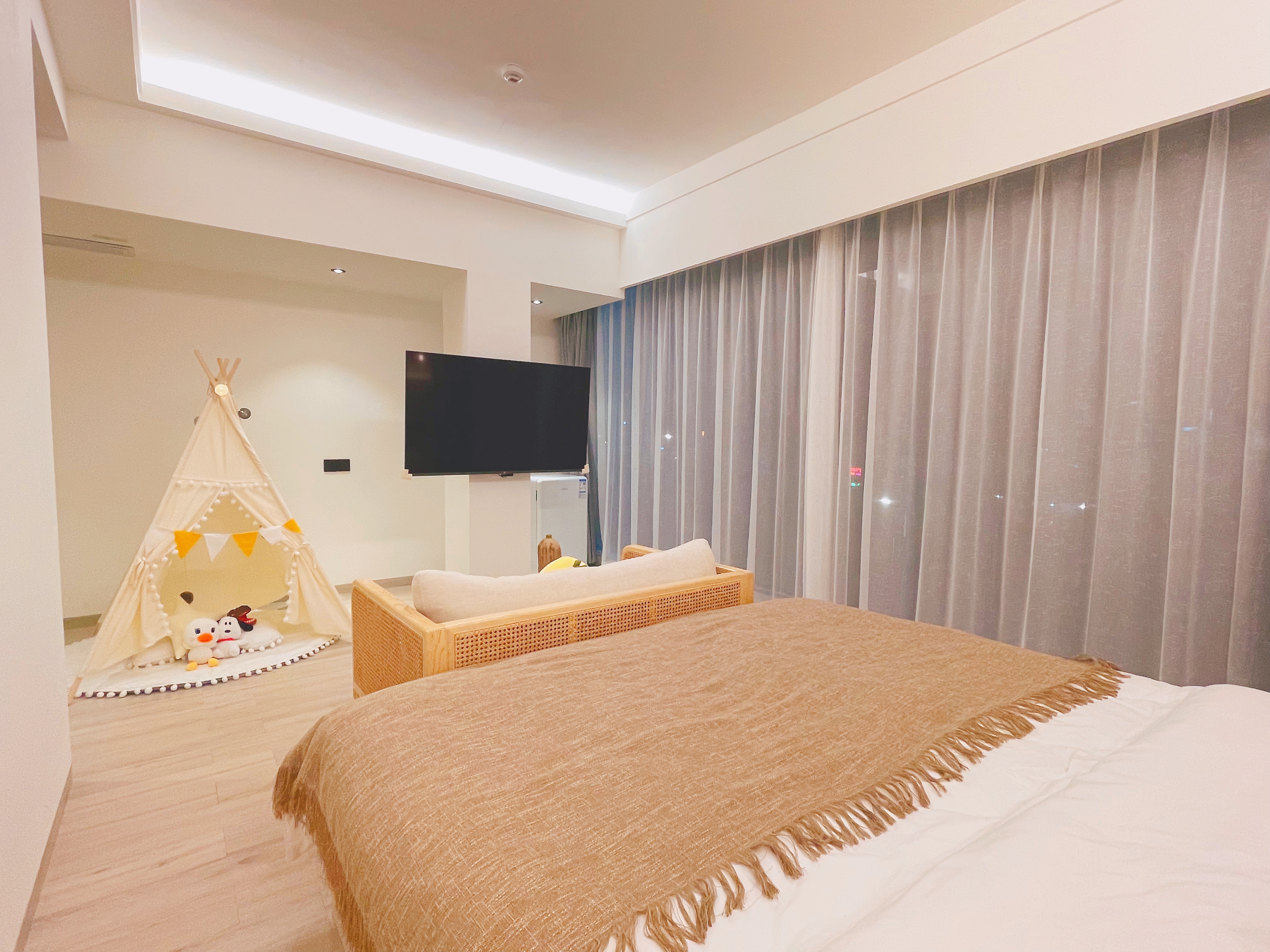 溯梦童趣亲子家庭套房（法恩莎衞浴+顾家乳胶床垫+小米洗衣机冰箱）