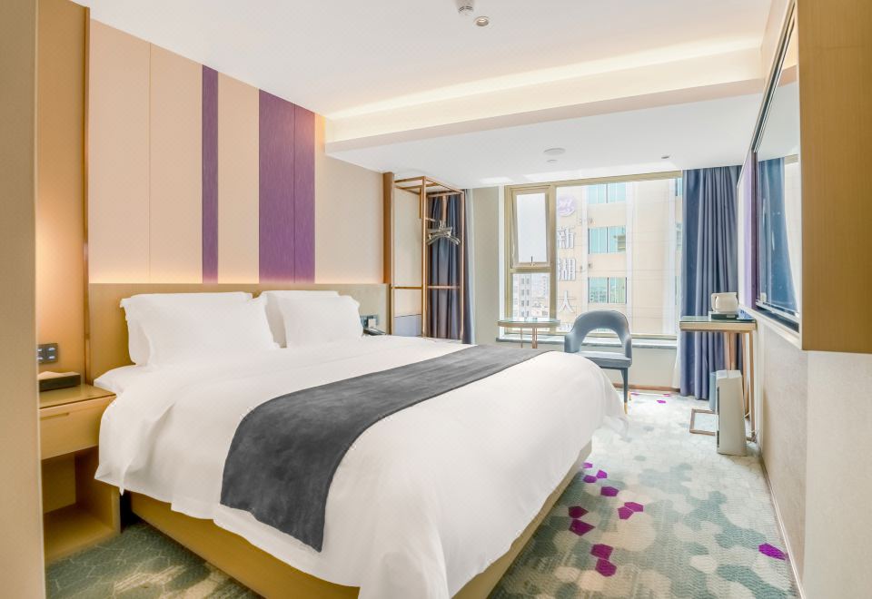 Elegant Double Bed Room With Smart Amenities, Air Purifier, Bluetooth Speaker, And Aroma Diffuser