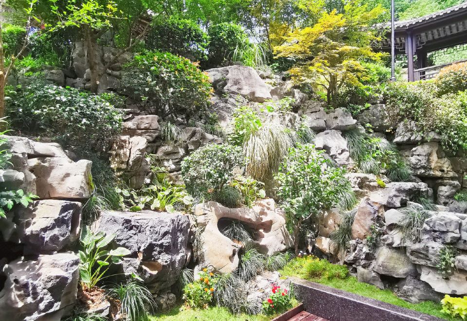 私密庭院双床房