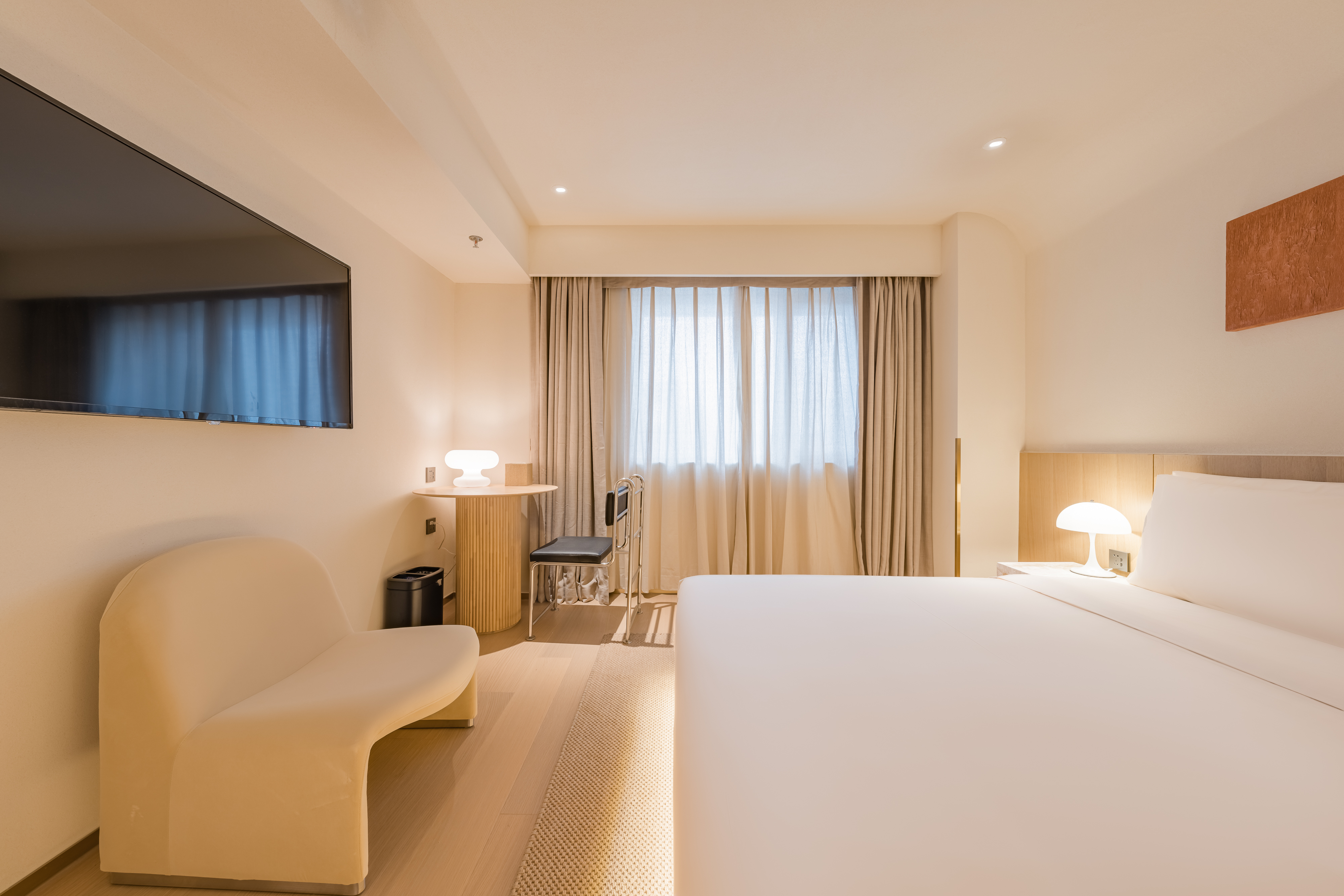 几木城景大床房（深睡枕PRO+手机投屏+小冰箱）