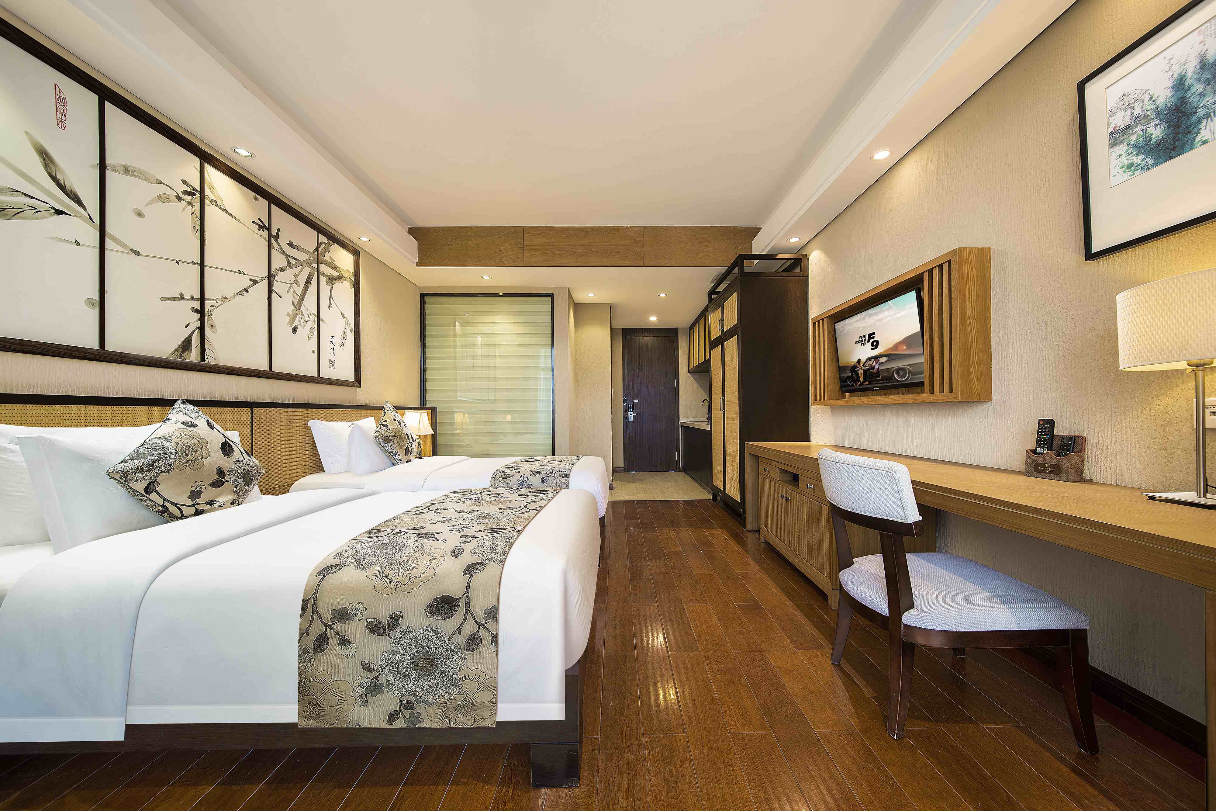 Sweetome Resorts (Qingcheng Shanju)豪华观景双床房