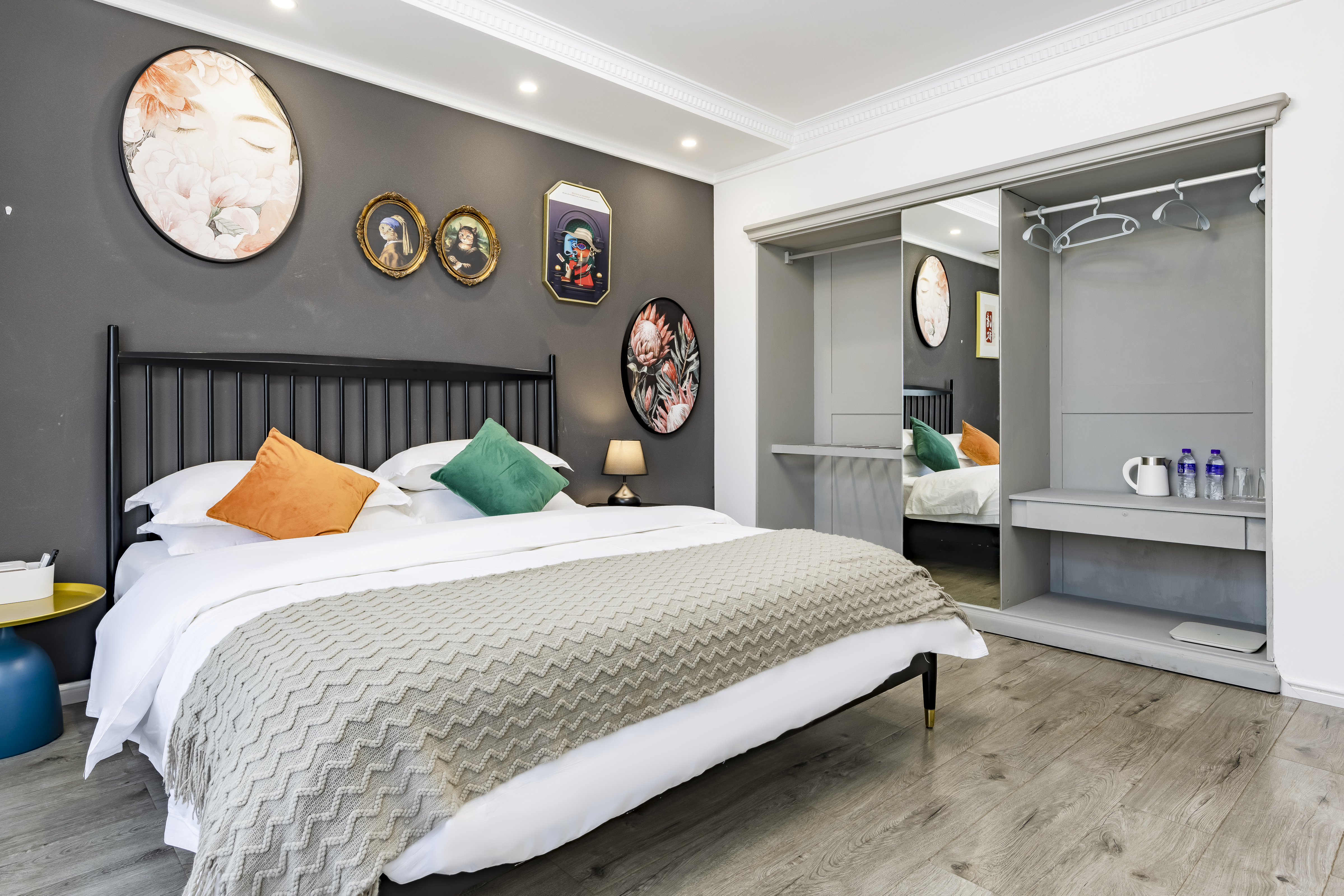 画境·轻奢大床房（全景玻璃|小壁炉）