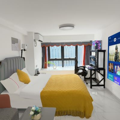 單機-排位觀影大床房（RTX5070+32G+投影儀+乳膠床墊） 廈門三人行公寓（廈門北站店）優惠