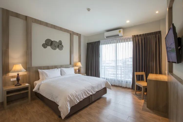 ห้องพักผู้สูงอายุ หรือผู้ใช้รถเข็น 1 เตียงใหญ่ 