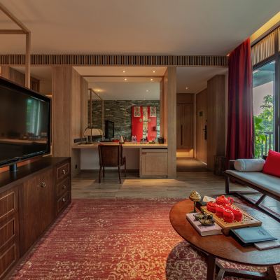 山景私湯大床房 深圳鳳凰客家酒店優惠