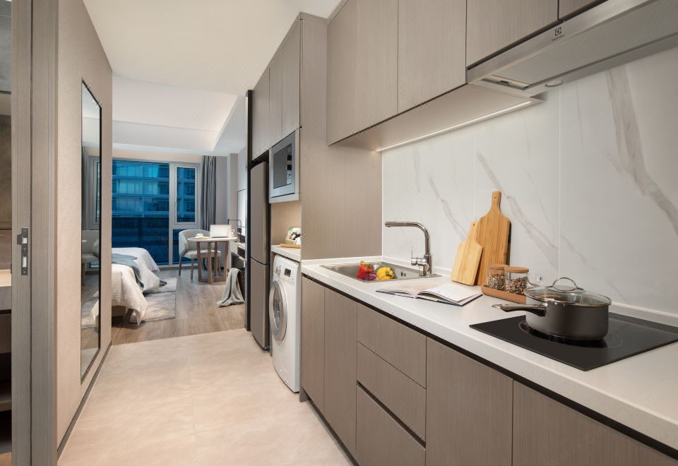 高级双床房（开放式厨房）