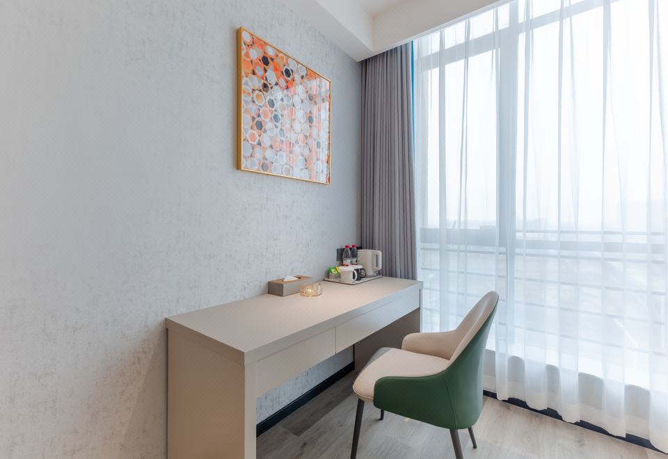 豪华双床房【55寸电视+智能马桶+落地窗】