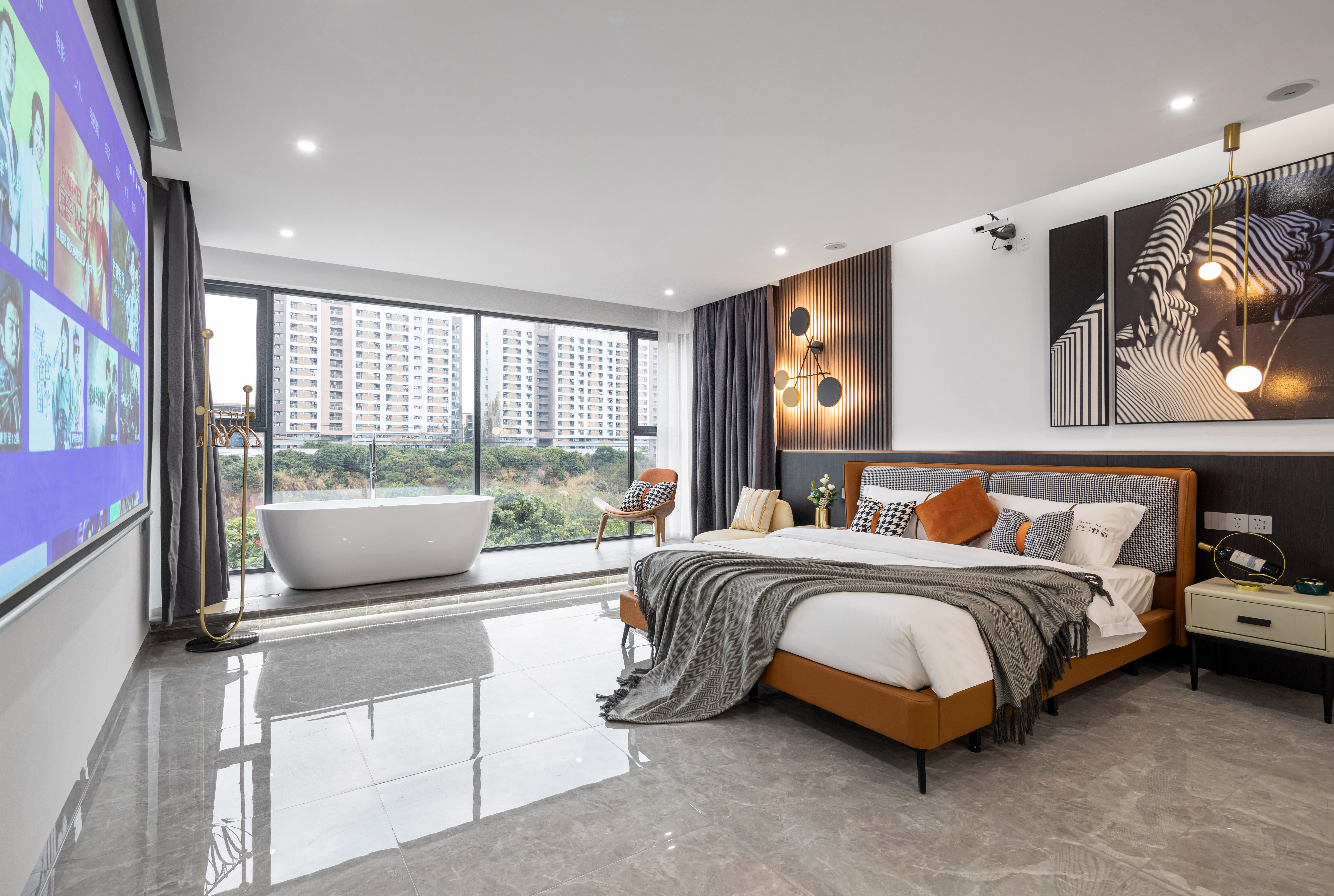 樂野·輕奢浴缸大床房