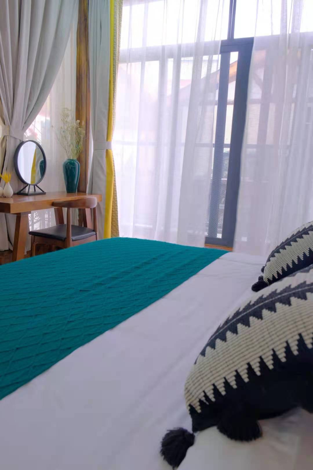 舒适阳光大床房（零压乳胶床垫+加湿器+公区自助洗衣房）