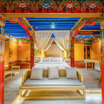 供氧鳥語花香大床套房（水暖+供氧+加濕器） 西藏廓爾喀酒店優惠