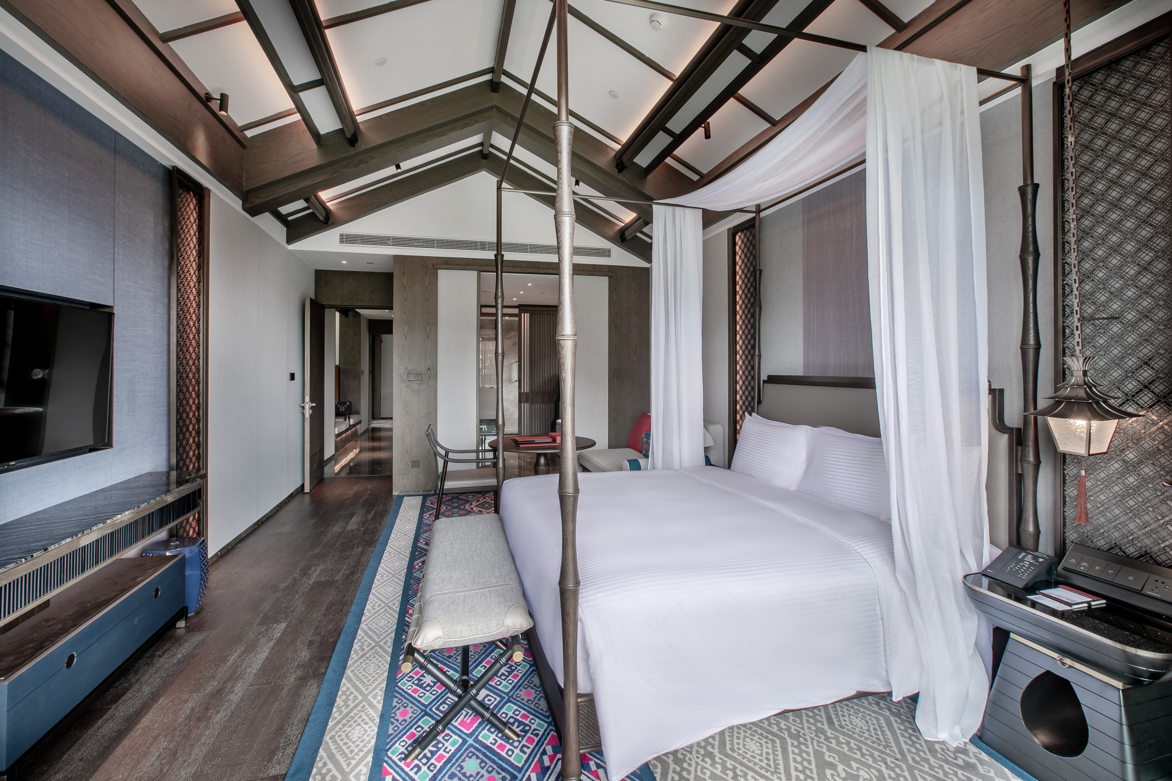 庭院露台大床单卧别墅