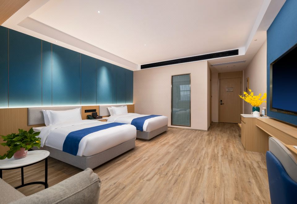 豪华标间（全景落地窗+贵妃沙发+深睡床垫）