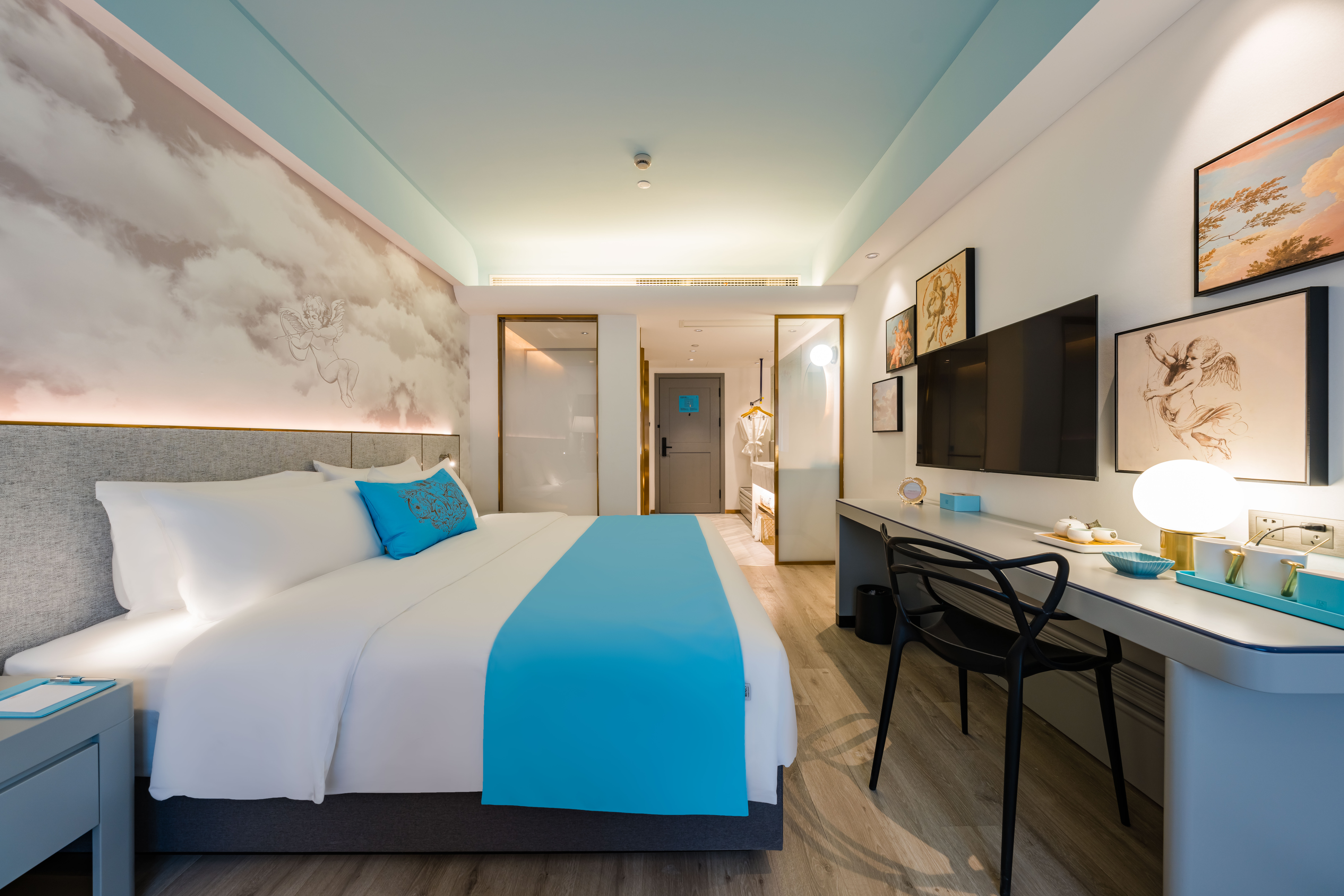 特色主题房（特色风格+金可儿睡眠床垫+全屋智控+冰箱）