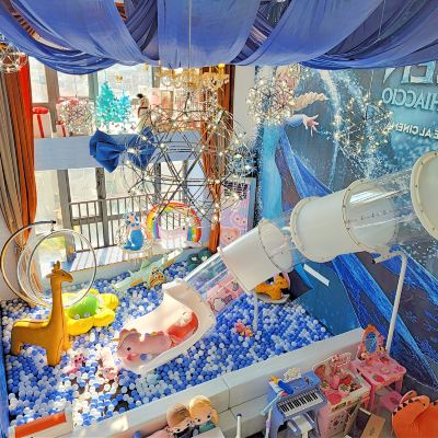 愛莎四房三廳兩衛（帶投影嬰兒車廚房冰箱洗衣機） 廣州愛彼滑滑梯親子公館優惠