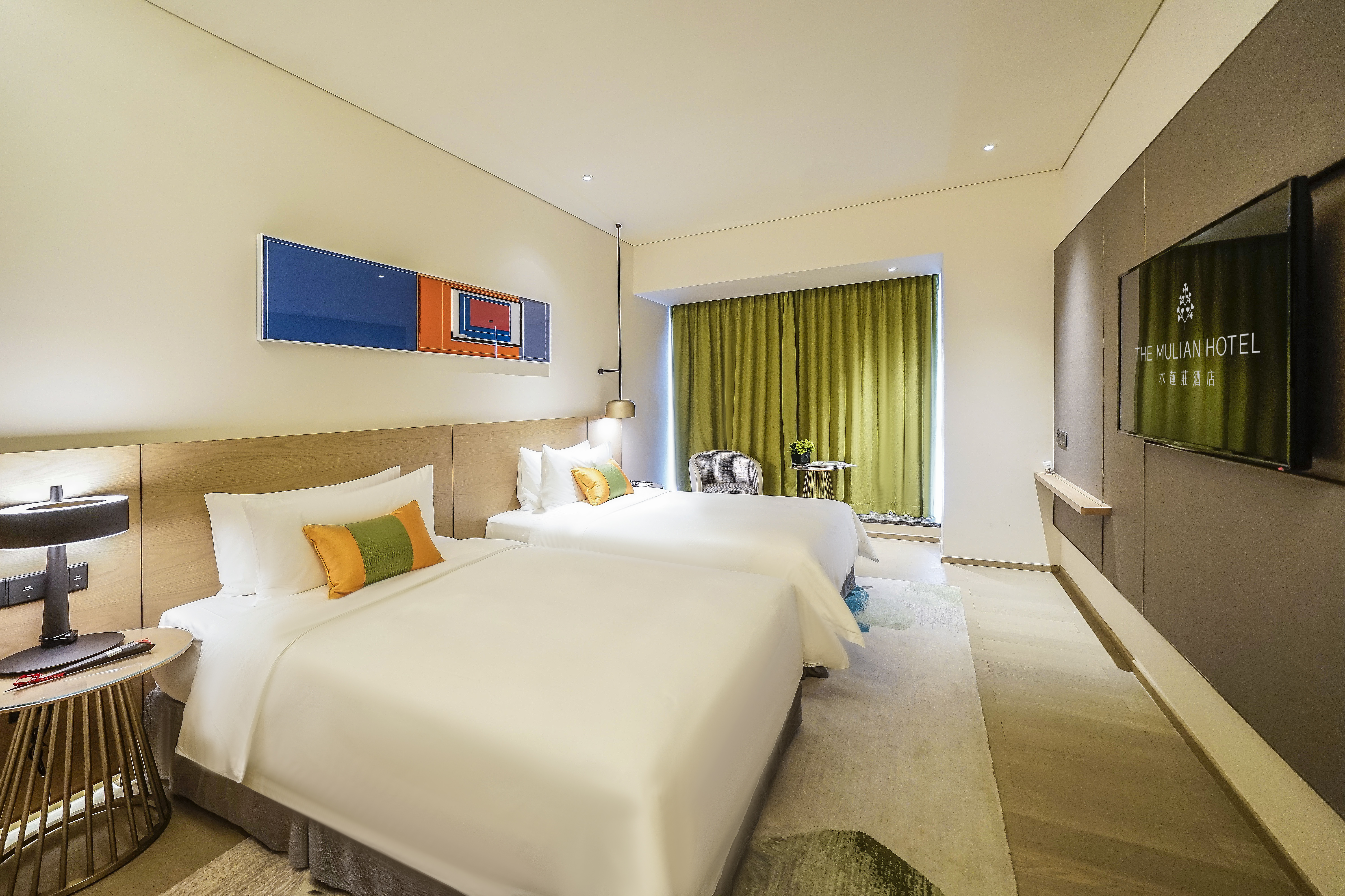 木莲无霾豪华双床房