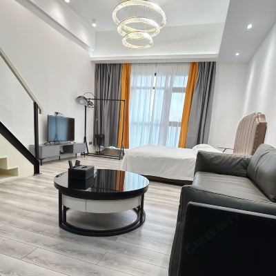 觀景｜LOFT雙床房（家電齊全） 摩爾斯國際公寓（珠海中安廣場店）優惠