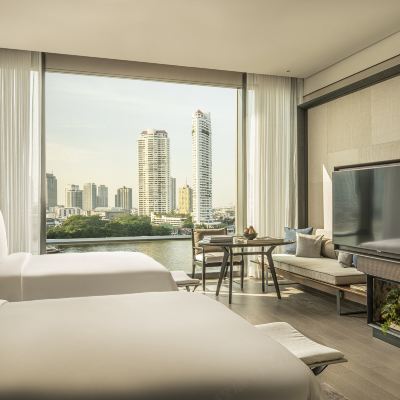 至尊河景雙床房 曼谷湄南河四季飯店優惠