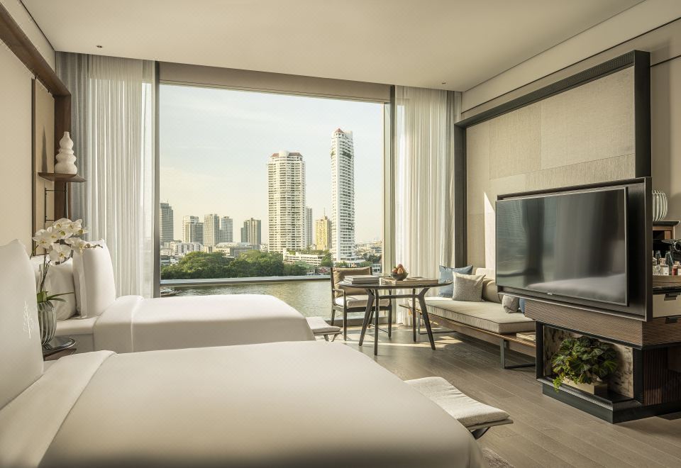 豪华河景双卧室套房