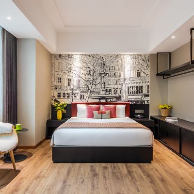 可住大床房【寬敞明亮+深睡床品+城市景觀】 可住愛住飯店（佛山容桂漁人碼頭店）優惠