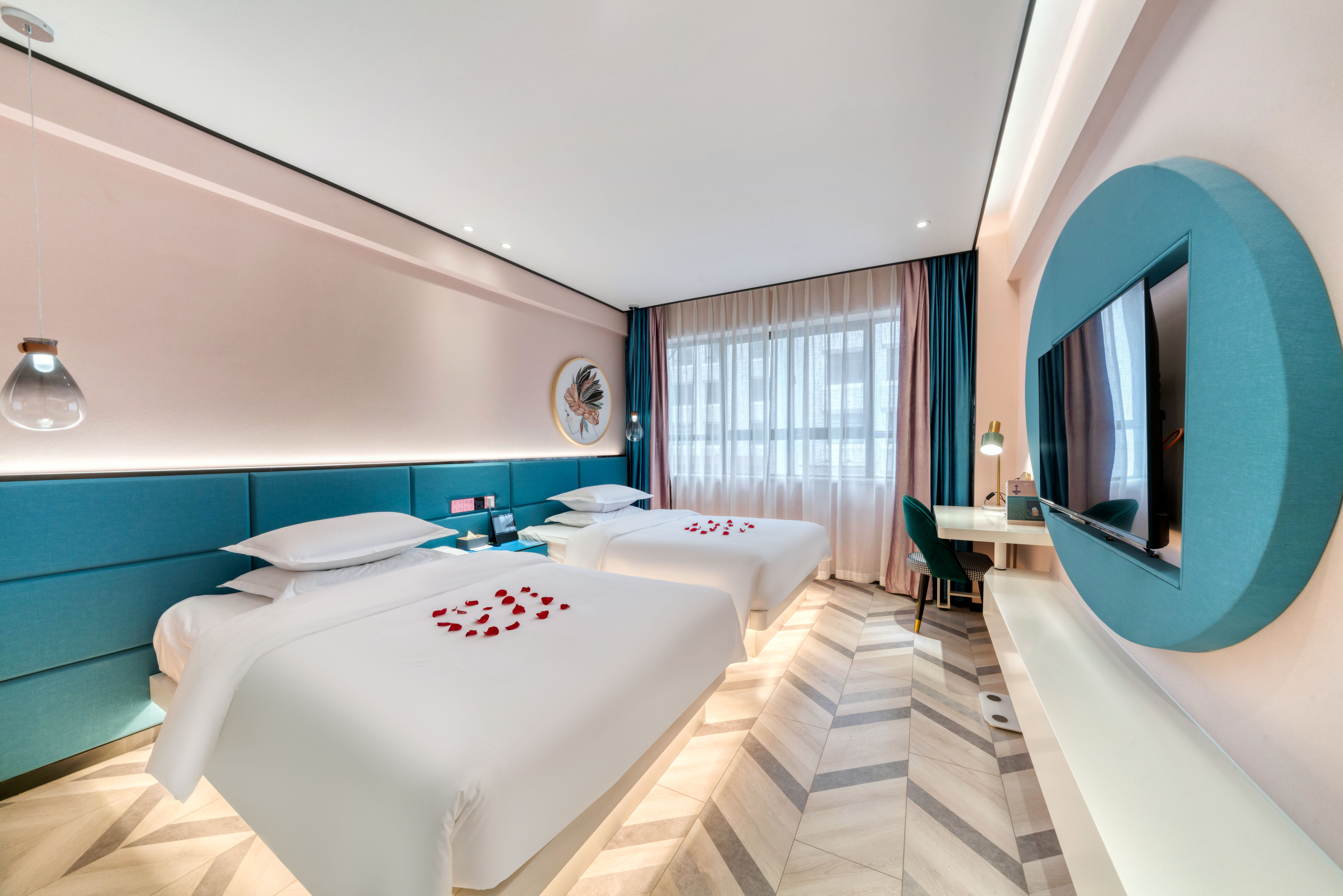 四季柔光雙床房（空調|智能客控）