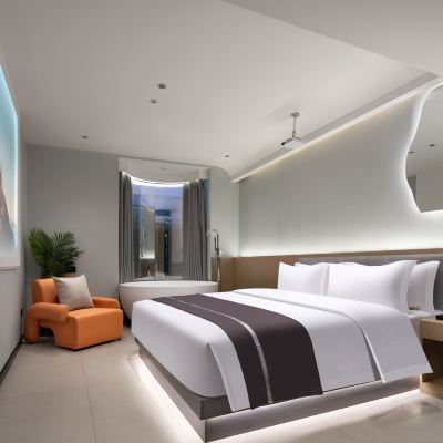 密西西比浴缸投影房（新風系統） X元素酒店（IFS國金中心五一廣場地鐵站店）優惠